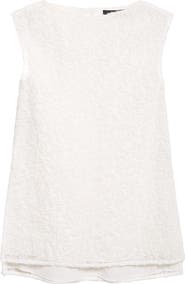 Proenza Schouler Virginie Embroidered Fringe Mesh Top