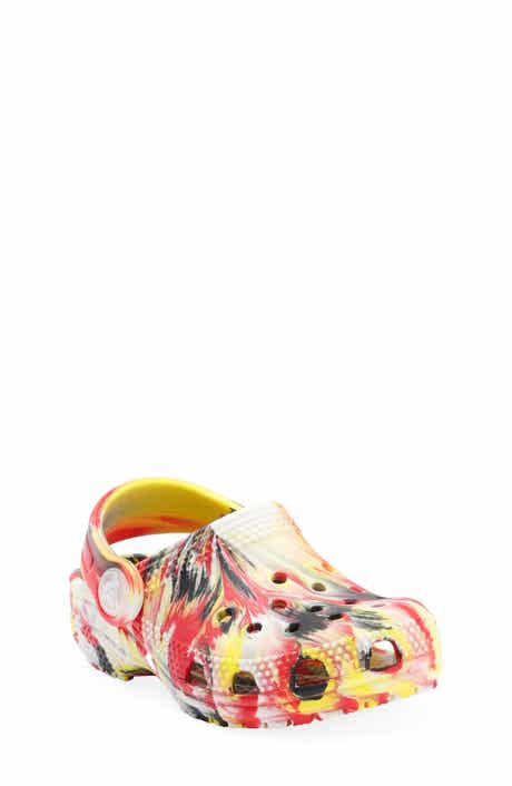 CROCS Kids' Classic Glow in the Dark Marble Clog