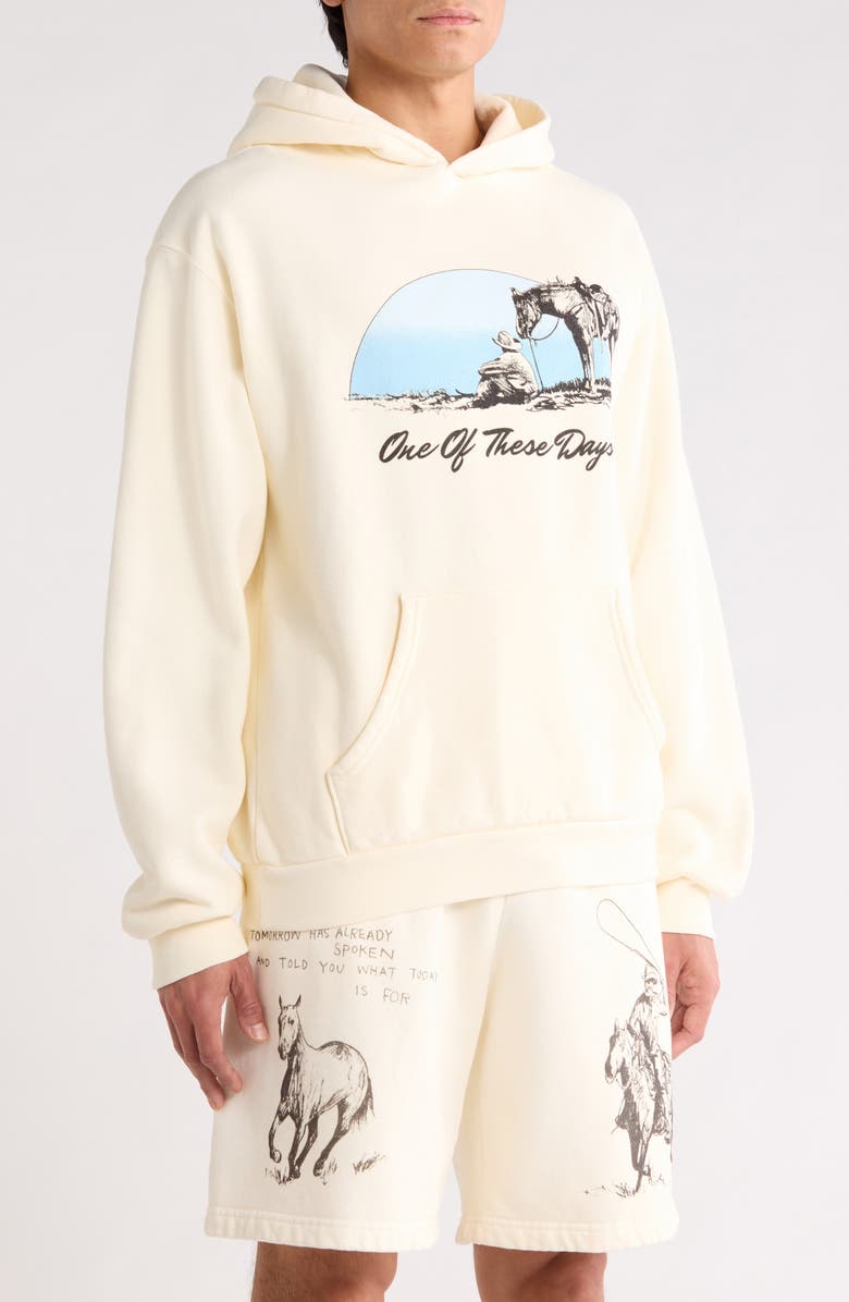 ONE OF THESE DAYS Could Only Remember Graphic Hoodie, Alternate, color, Bone