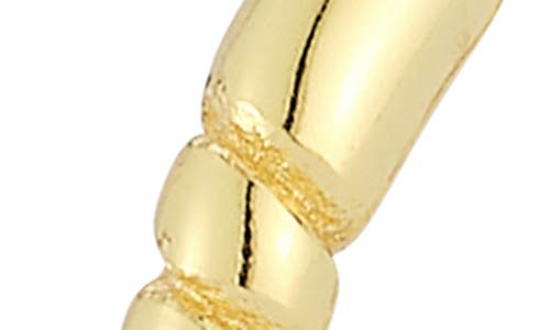 Glaze Jewelry Set Of 3 Graduated Twist Huggie Hoop Earrings In Gold