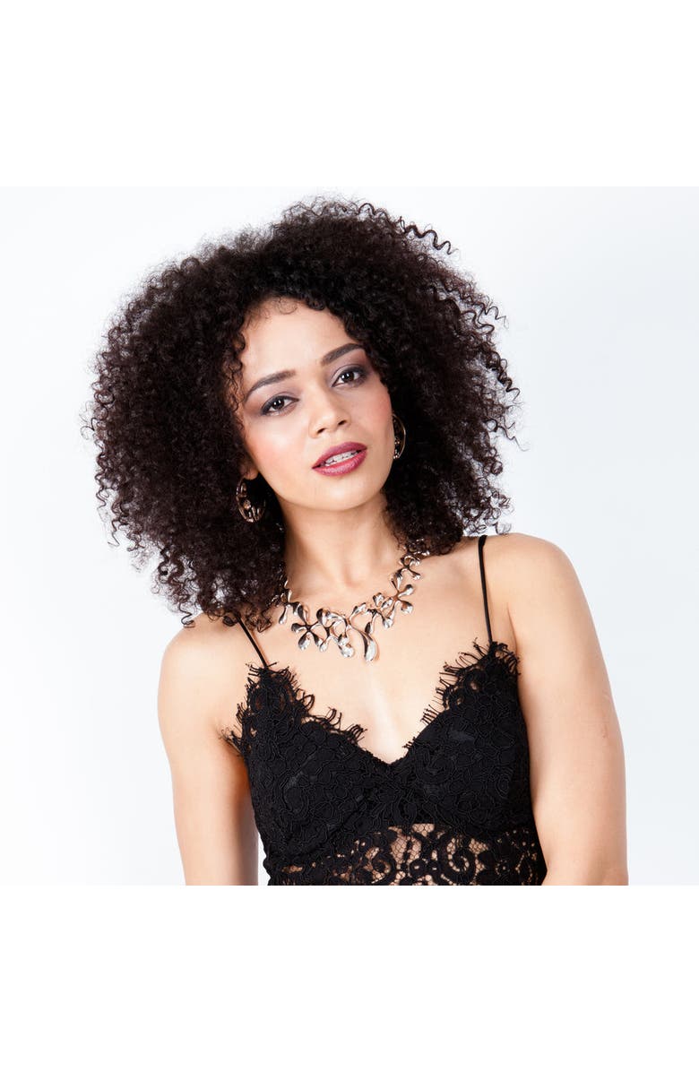 Lucy Quartermaine Large Splash Necklace, Alternate, color, Sterling Silver