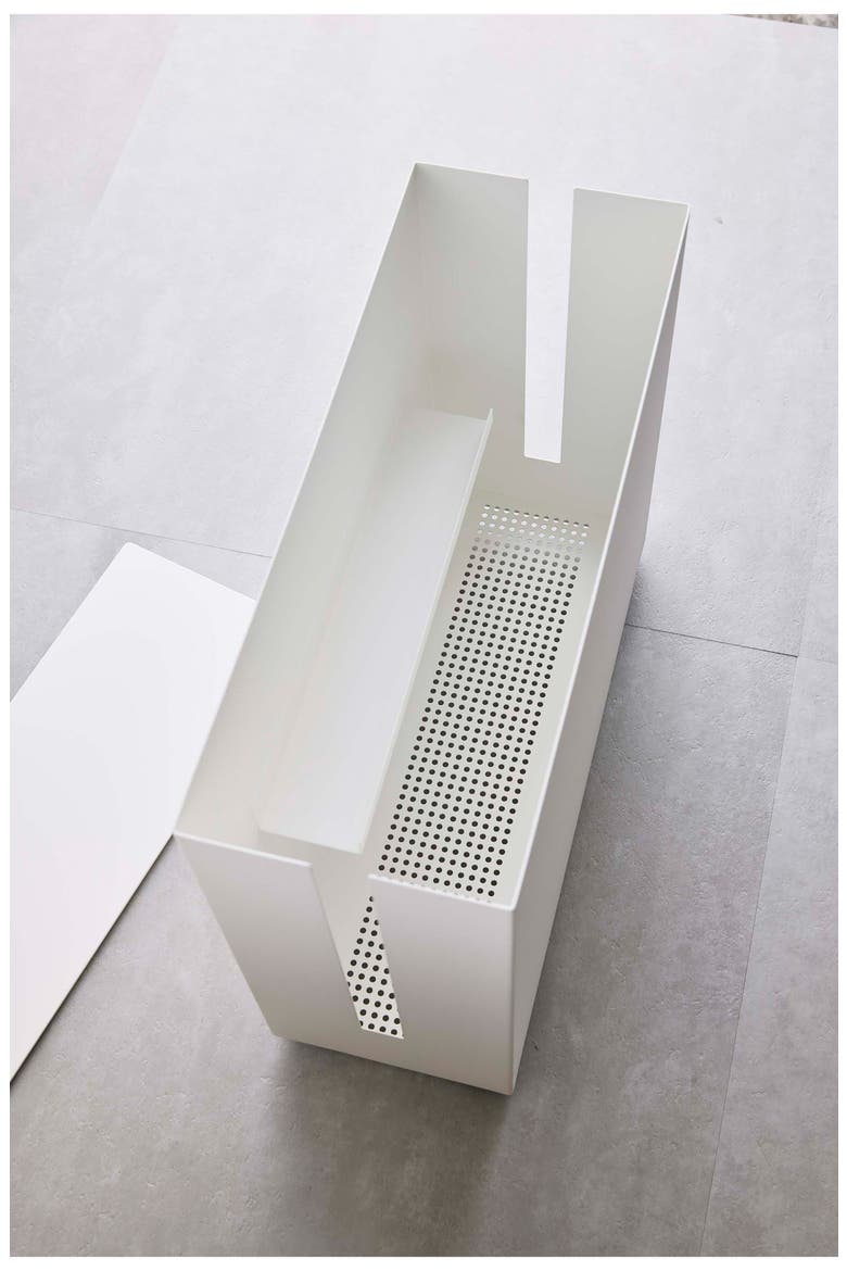 Rolling Cable Management Box, Alternate, color, WHITE