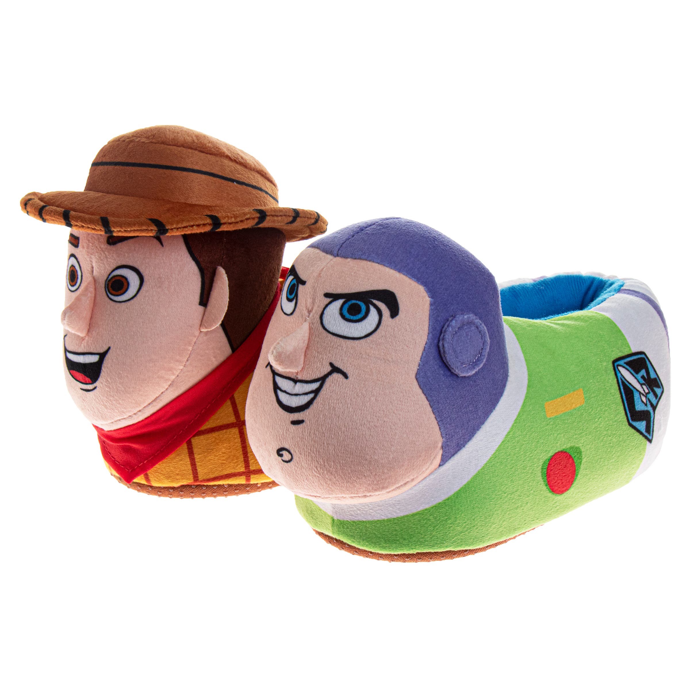 Disney Toy Story Woody & Buzz 3D Slippers, Alternate, color, 