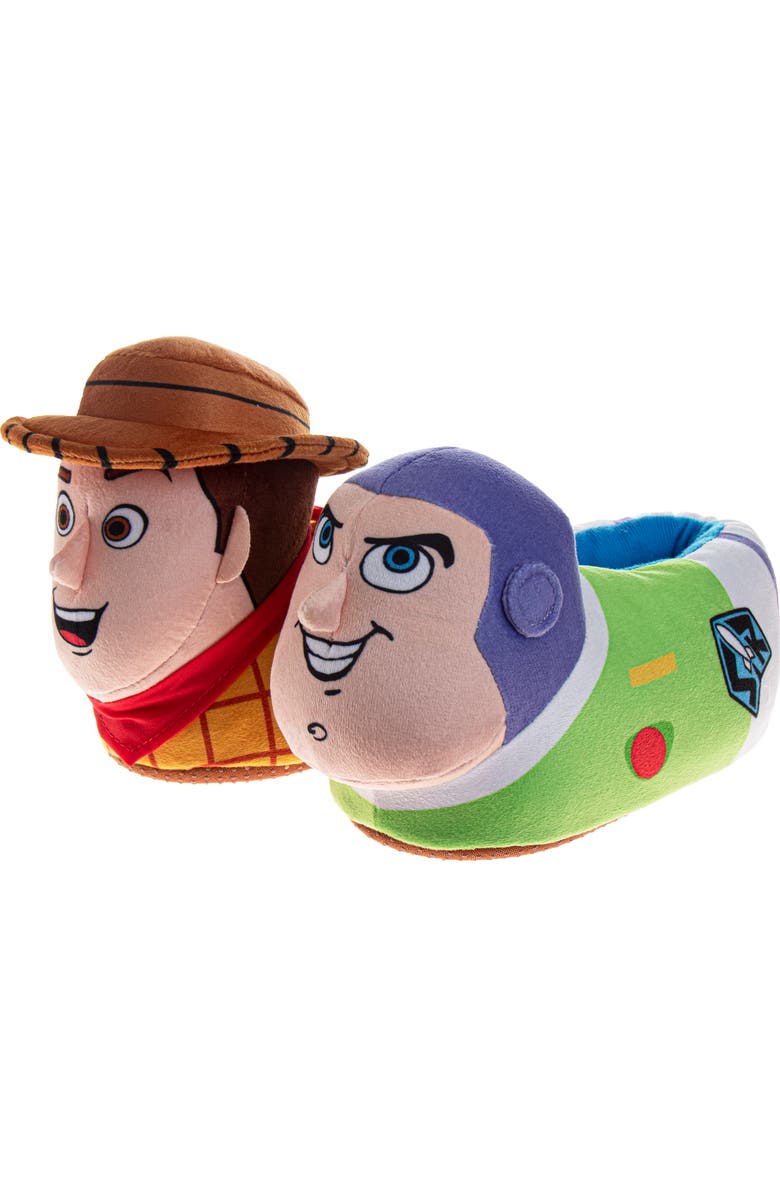 Disney Toy Story Woody & Buzz 3D Slippers, Alternate, color,