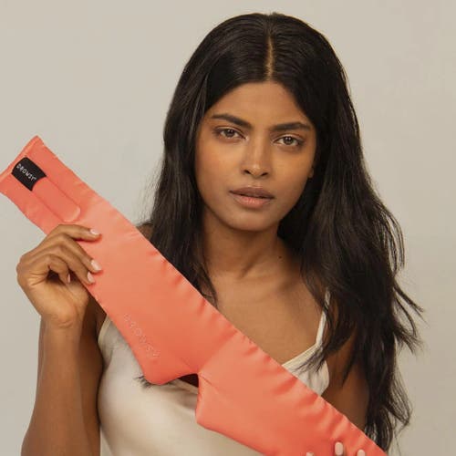 Drowsy Sleep Co . Silk Sleep Mask In Summer Coral