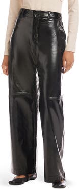 FIFTEEN TWENTY Lara Faux Leather Wide Leg Pants