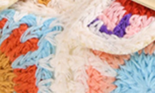Dirty Laundry Timeless Crochet Slide Sandal In Beige Multi