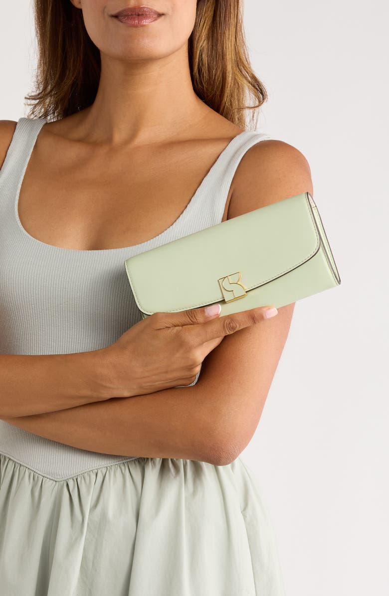 Kate Spade New York dakota leather flap wallet, Alternate, color, Oak Moss