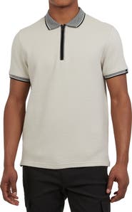 DKNY SPORTSWEAR Tremont Quarter Zip Polo