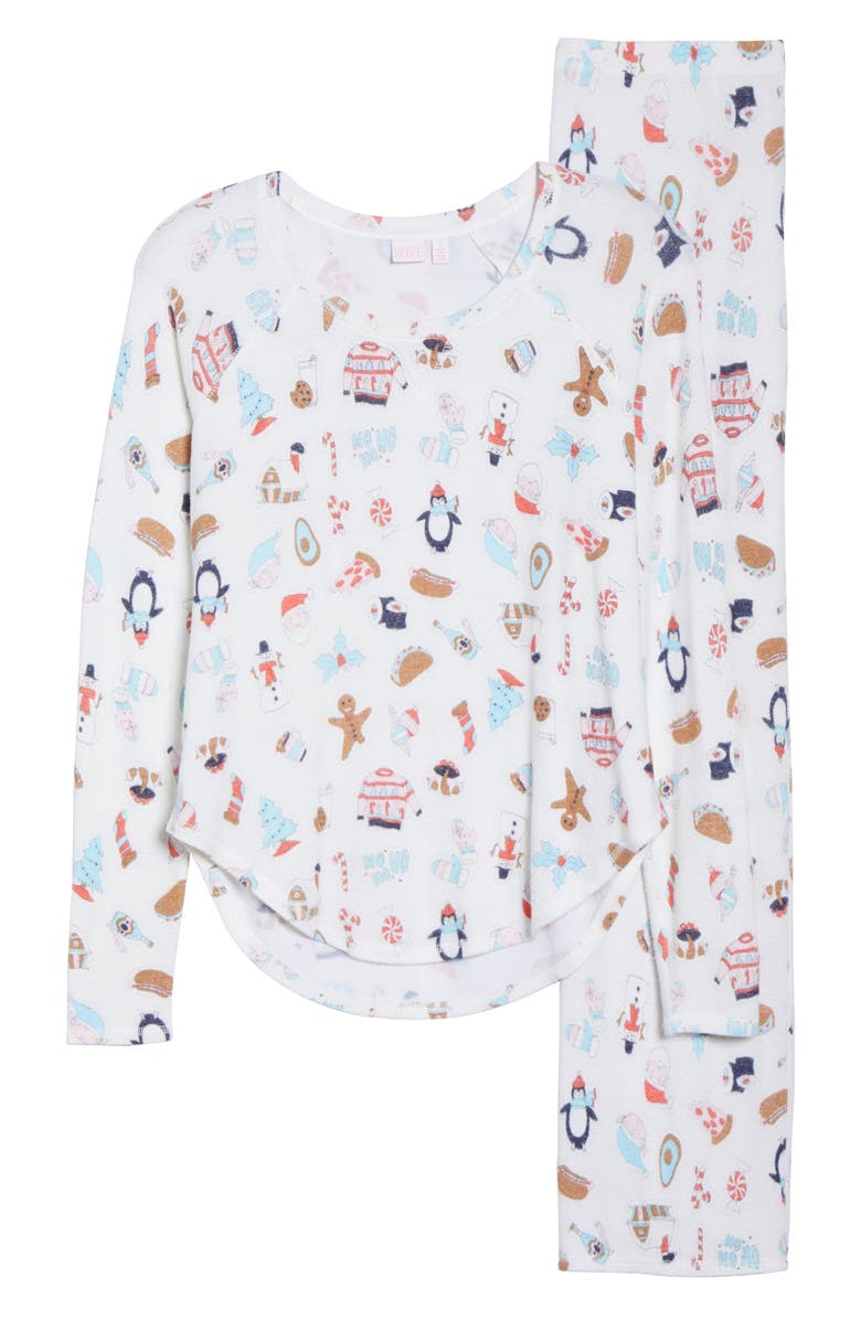 Make + Model Knit Girlfriend Pajamas, Alternate, color, 