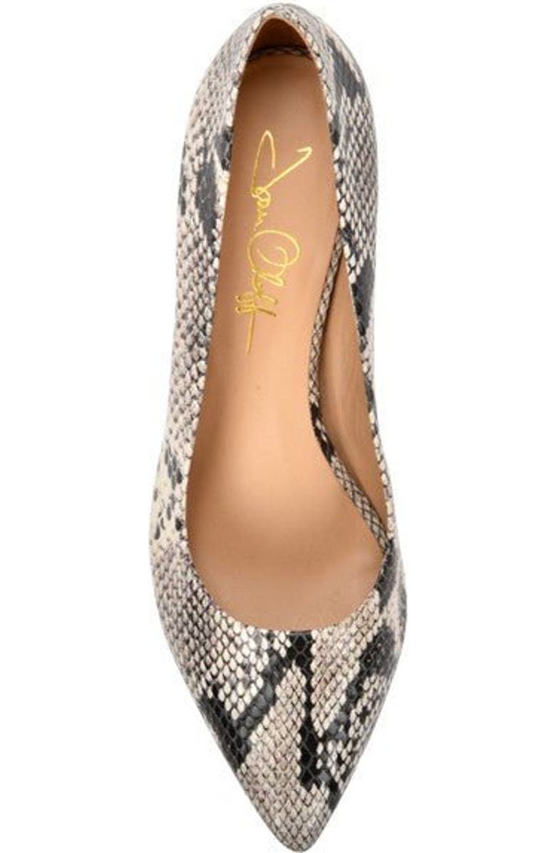 Joan Oloff Shoes Callie Pump, Alternate, color, Snake
