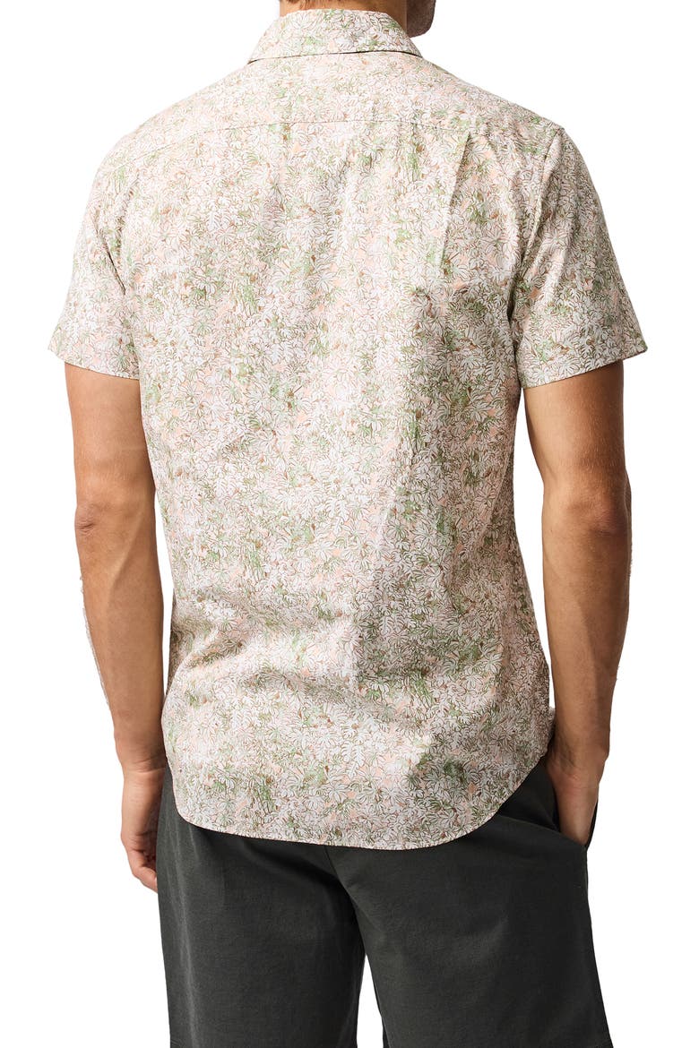 Forsyth Island Short Sleeve Button-Up Shirt, Alternate, color, JUNGLE