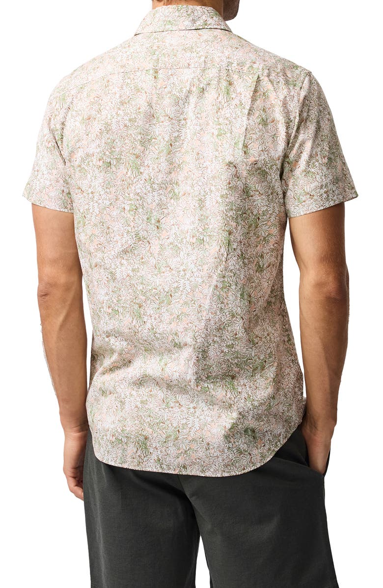 Rodd & Gunn Forsyth Island Short Sleeve Button-Up Shirt, Alternate, color, Jungle