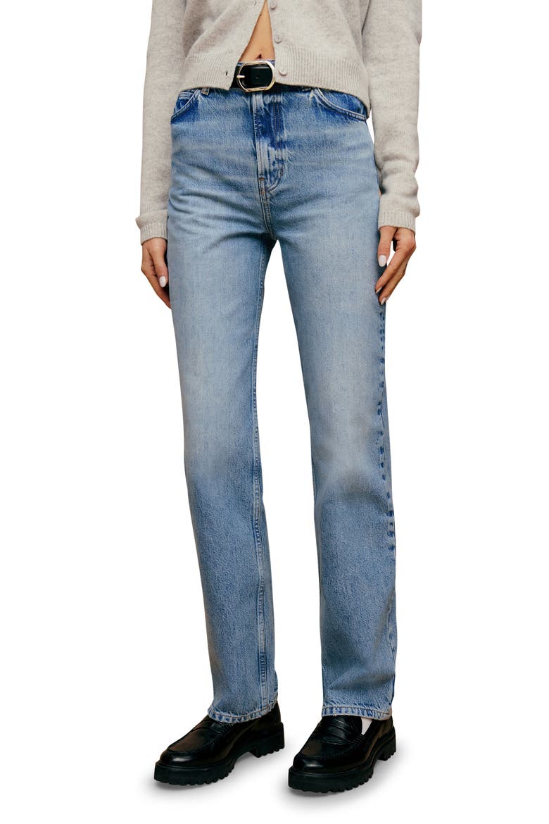 Abby Straight Leg Jeans, Main, color, GALWAY