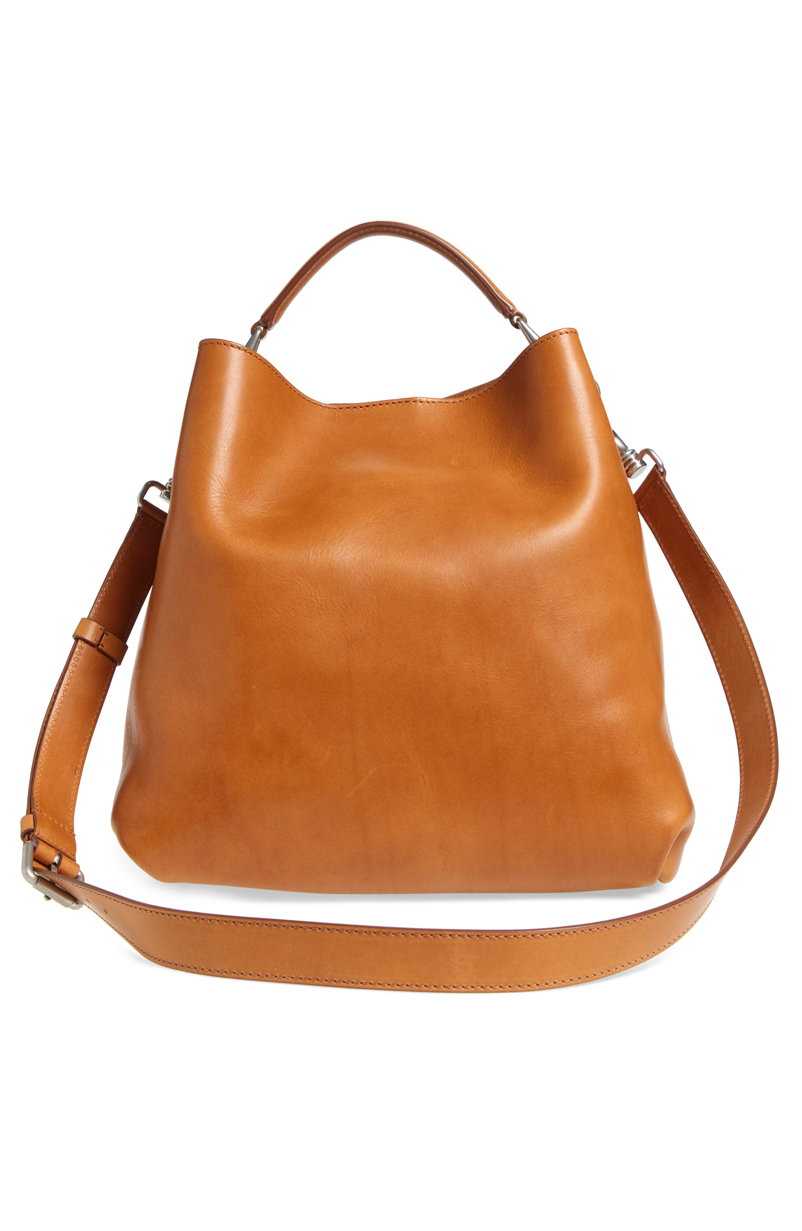 Dries Van Noten Leather Bucket Bag, Alternate, color, 