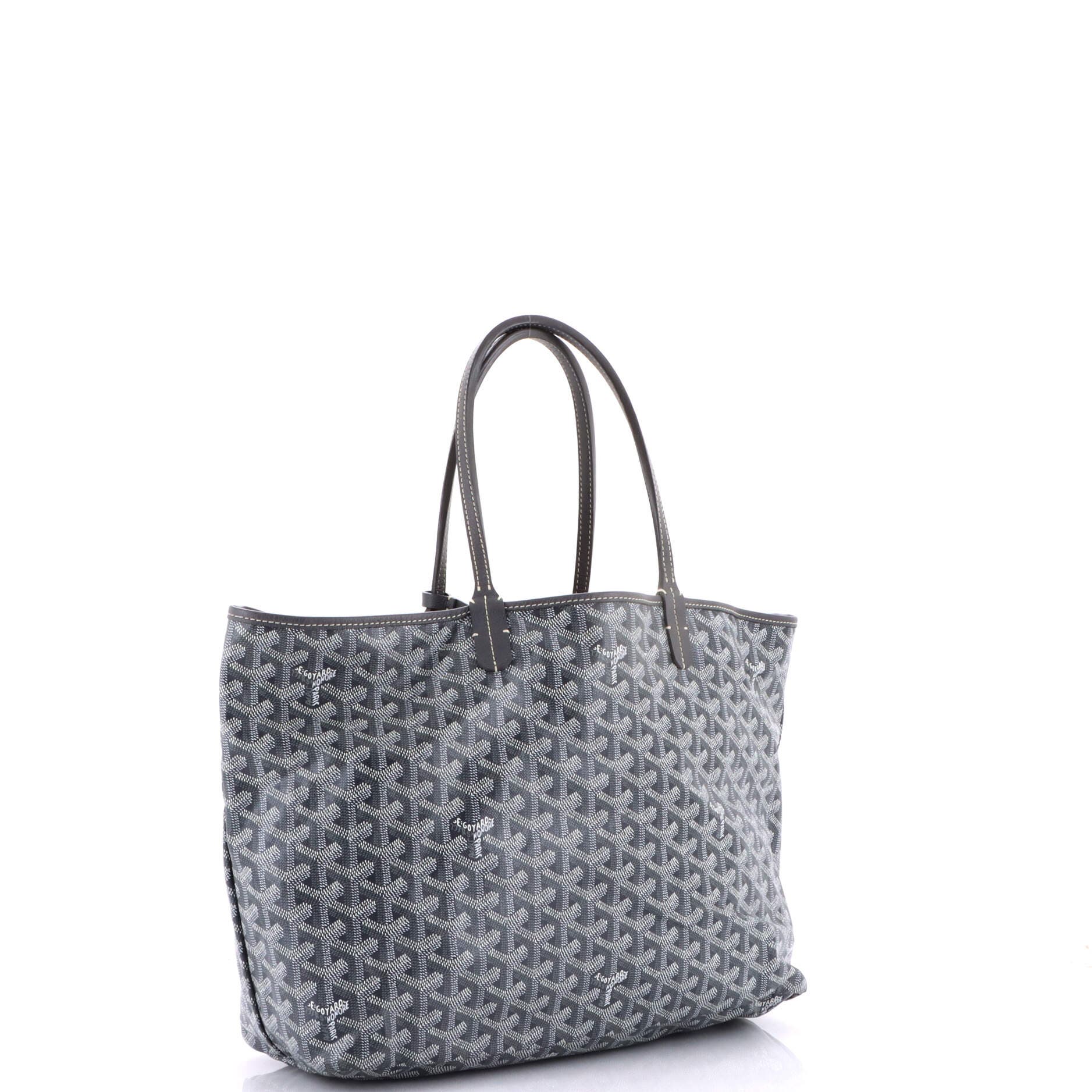 Pre-Owned Goyard Saint Louis Tote Coated Canvas PM, Alternate, color, Gray