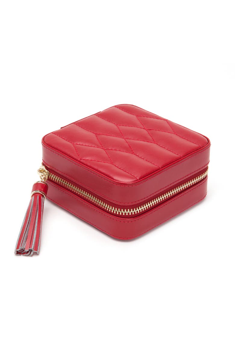 WOLF Caroline Zip Travel Case, Alternate, color, Red