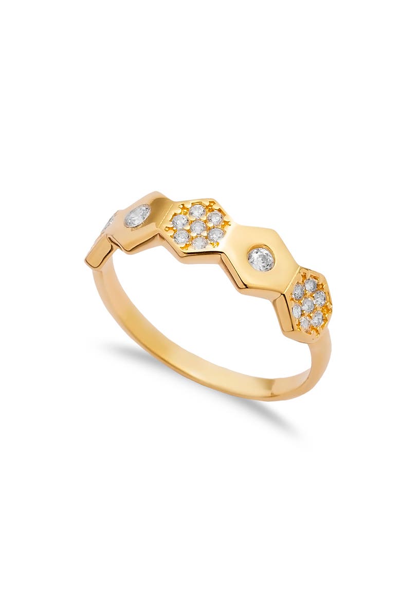 Pink Dream Ring, Alternate, color, Gold
