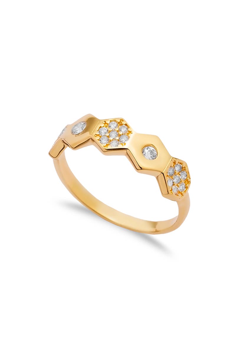 Mazin Jewels Pink Dream Ring, Alternate, color, Gold