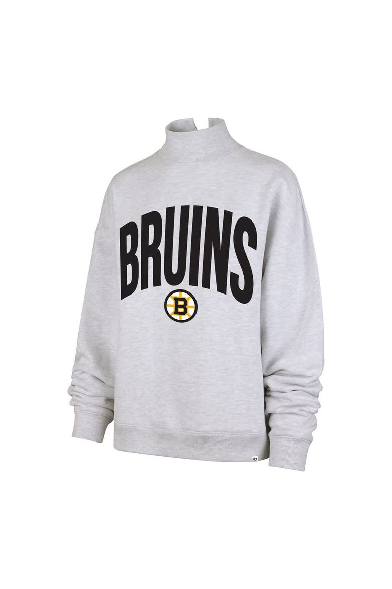 Women's '47  Heather Gray Boston Bruins Subtle Muse Sweatshirt, Alternate, color, Heather Gray