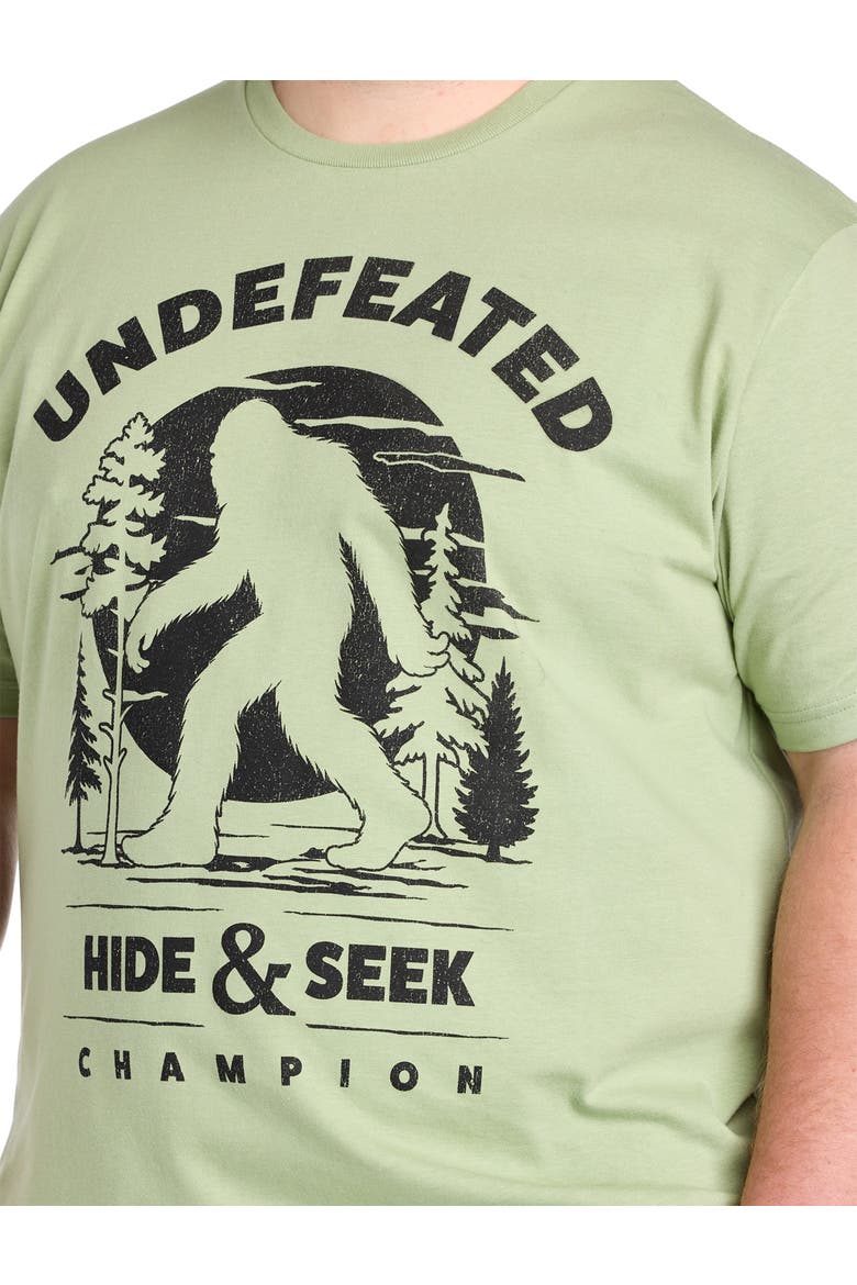 Big & Tall Big Foot Mountain Dude Graphic Tee, Alternate, color, SAGE