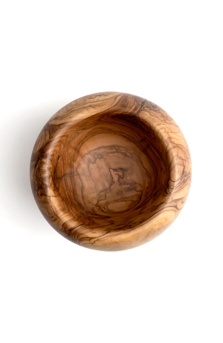 Berard Handcrafted Olivewood Mortar and Pestle Set, 5-Inch, Alternate, color, Brown