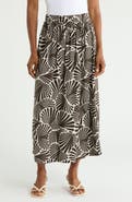JASON WU Printed Full Midi Skirt