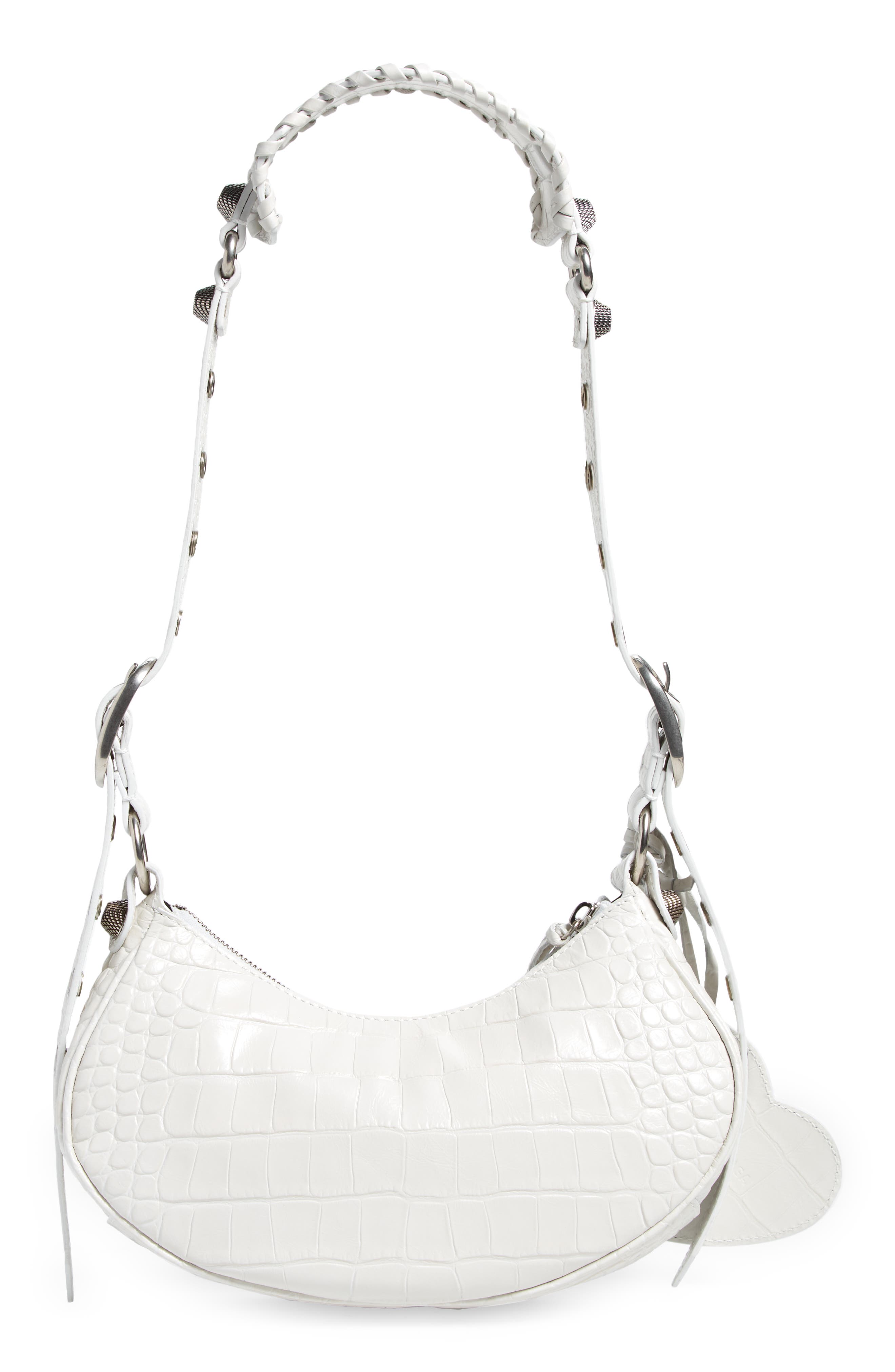 Balenciaga Extra Small Le Cagole Metallic Calfskin Shoulder Bag, Alternate, color, 