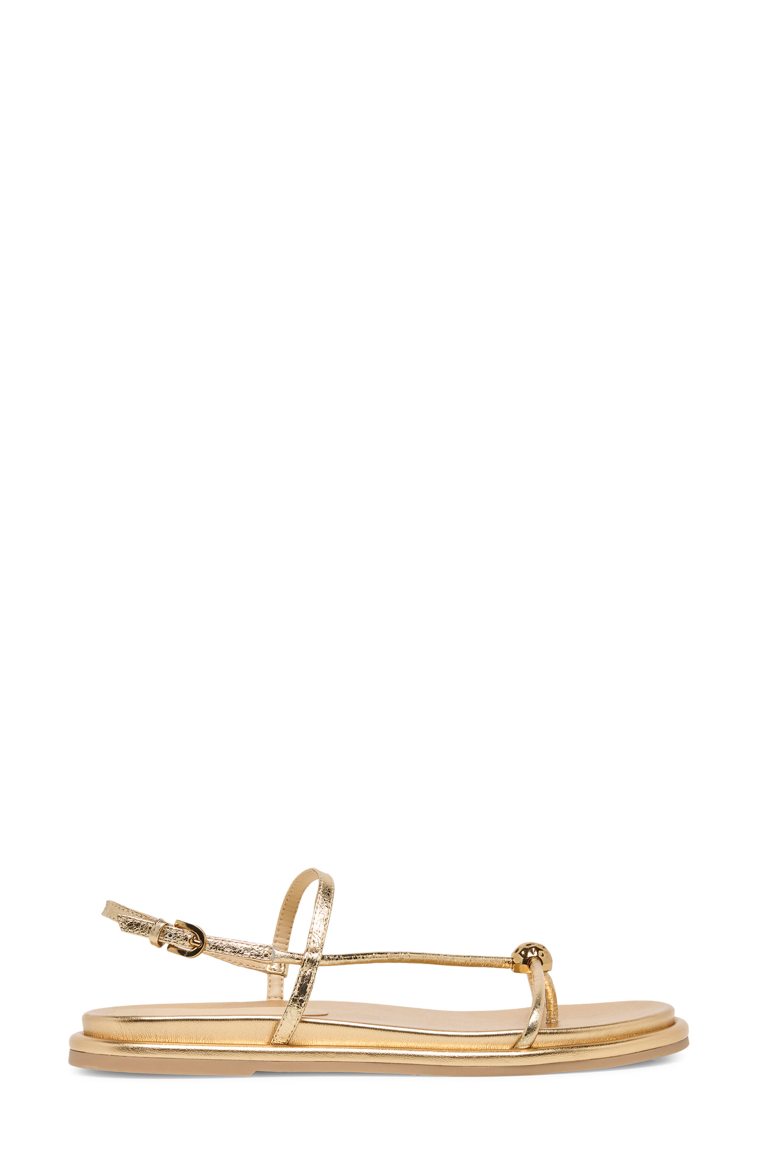 Deane Strappy Sandal, Alternate, color, GOLD DISTRESSED LEATHER