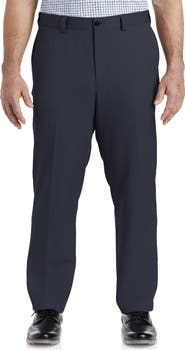 Oak Hill by DXL Big & Tall Microfiber Waist-Relaxer Pants