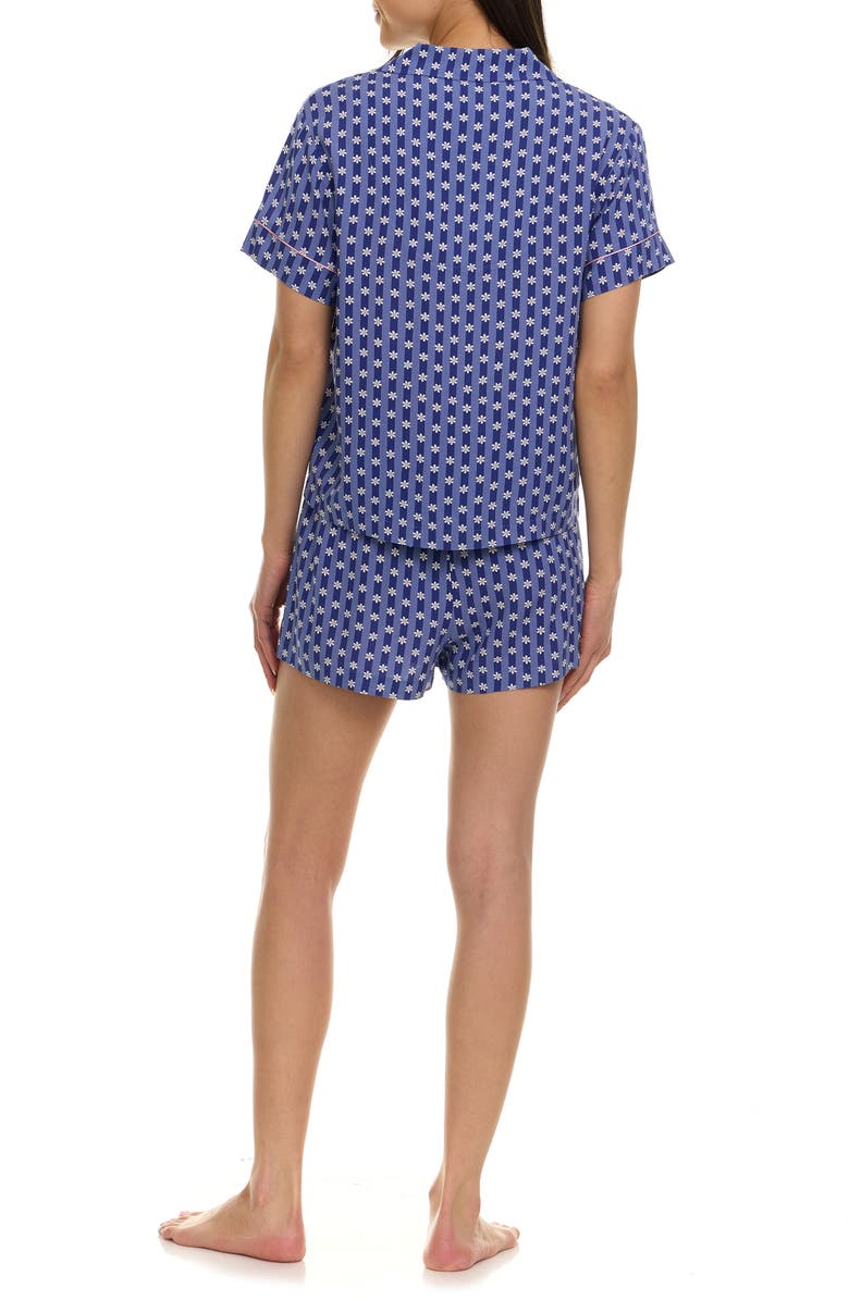 Flora By Flora Nikrooz Joselyn Short Pajamas, Alternate, color, Navy