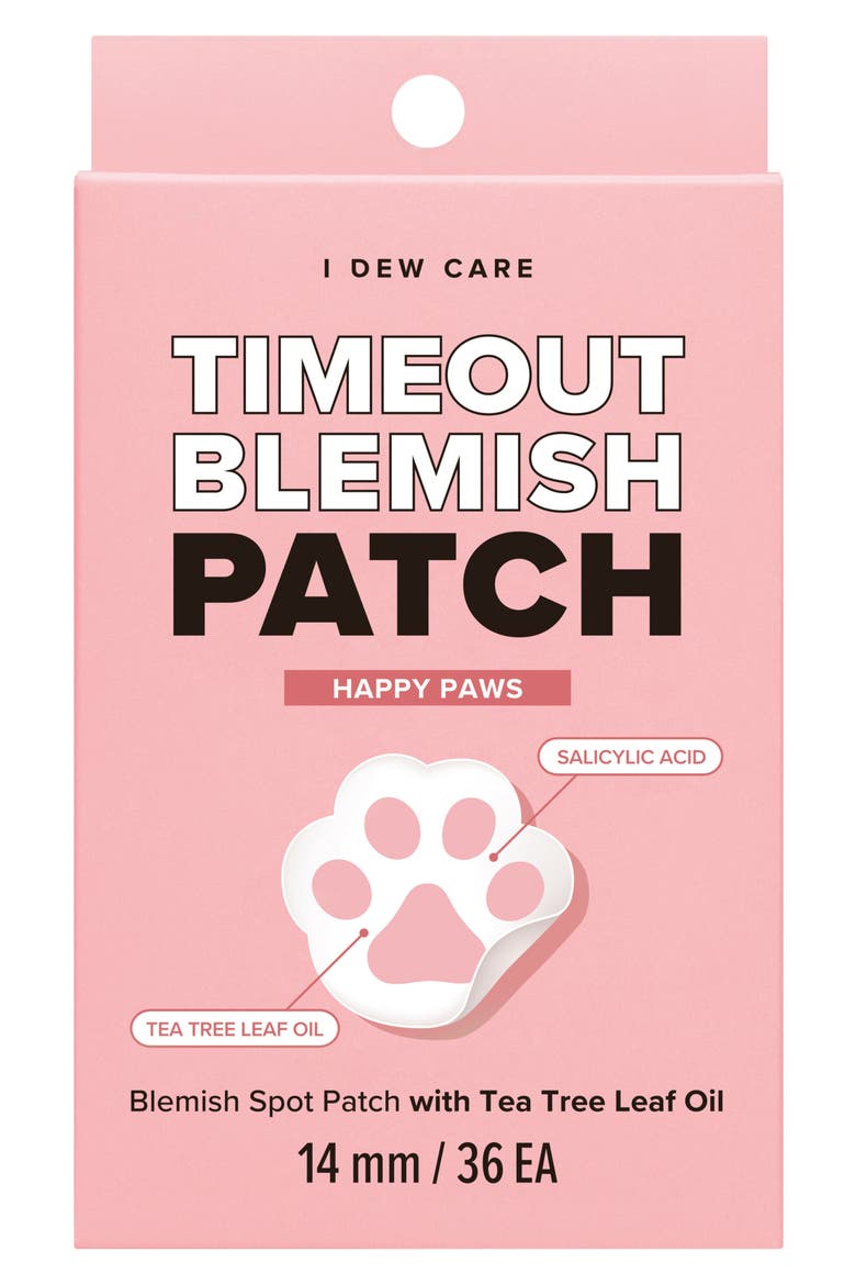 Timeout Blemish Patches - Happy Paws, Main, color, NO COLOR