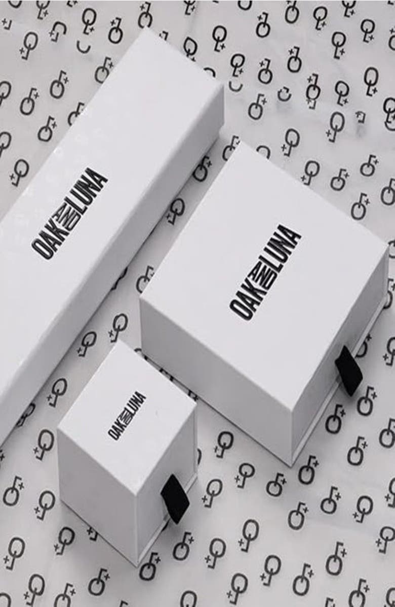 Oak & Luna Harper Cuban Link Necklace, Alternate, color,