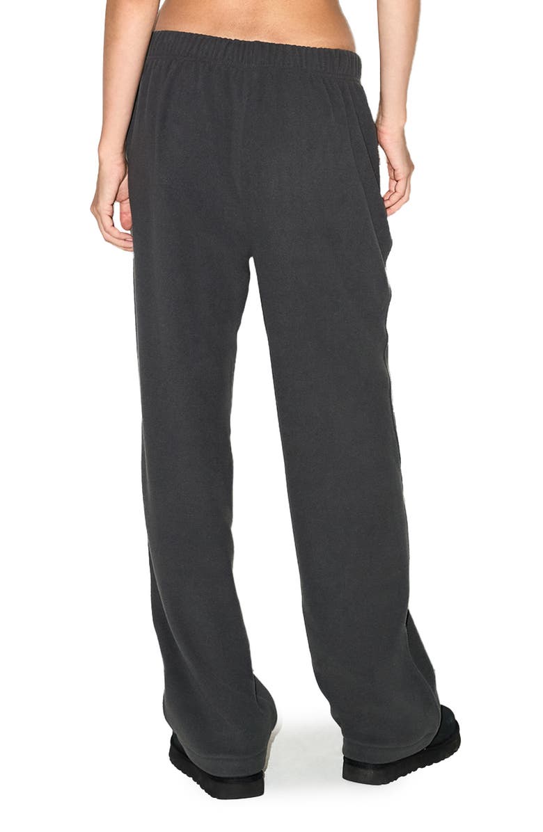 SKIMS Outdoor Fleece Straight Leg Pants, Alternate, color, Ash