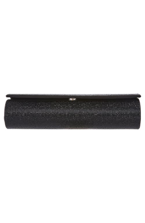Lady Couture Radiant Rhinestone Clutch In Black