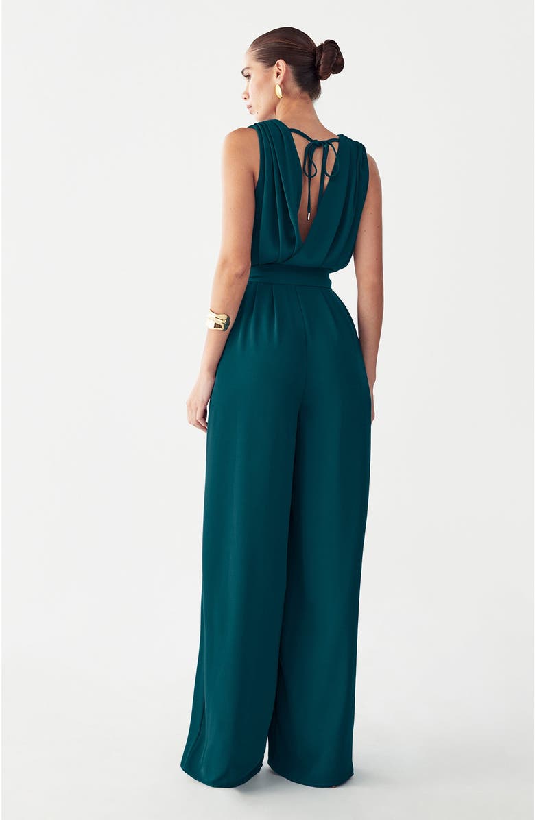 BWLDR Alina Jumpsuit, Alternate, color, Teal