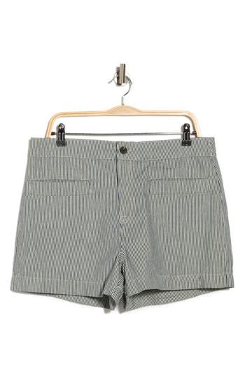 Sanctuary Voyage Cotton Shorts In Blue