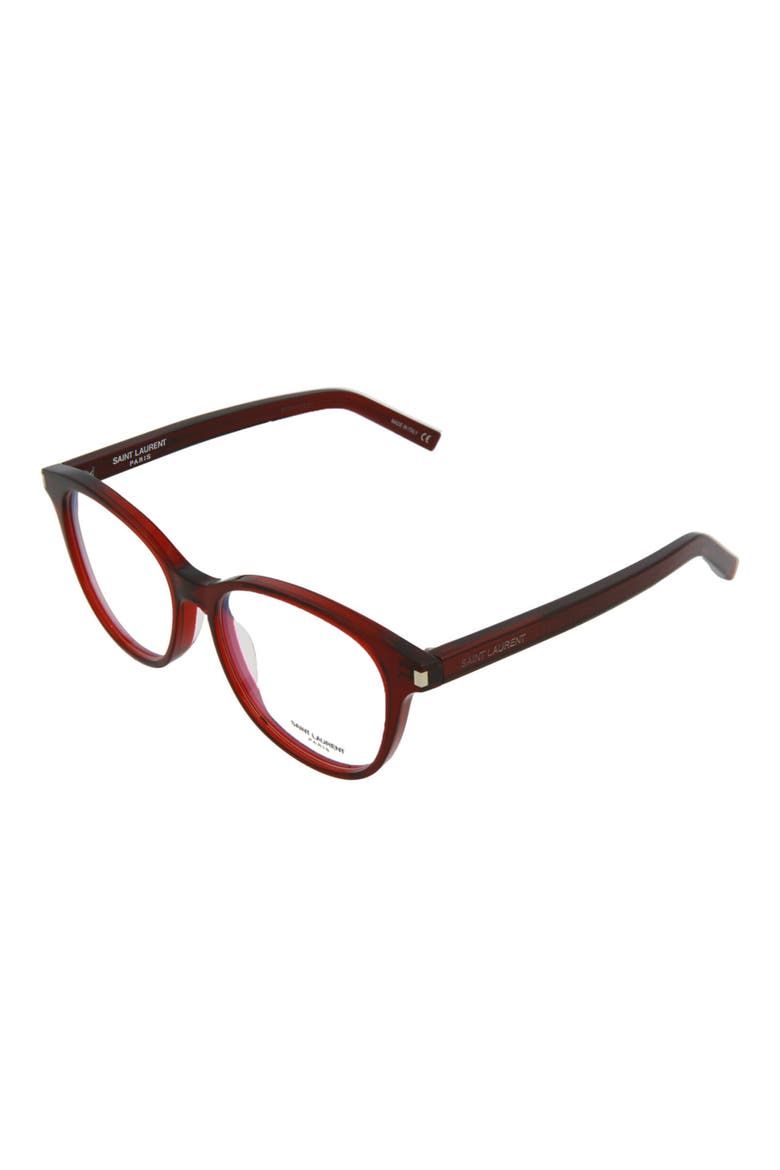 51mm Cat Eye Optical Frames, Alternate, color, SHINY PALISSANDRE/ TRN