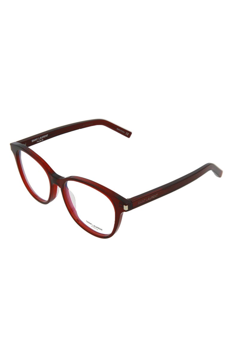 Saint Laurent 51mm Cat Eye Optical Frames, Alternate, color,