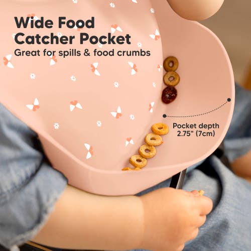 Keababies Prep Silicone Bibs In Multi