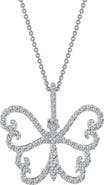 Lafonn Pavé Butterfly Pendant Necklace