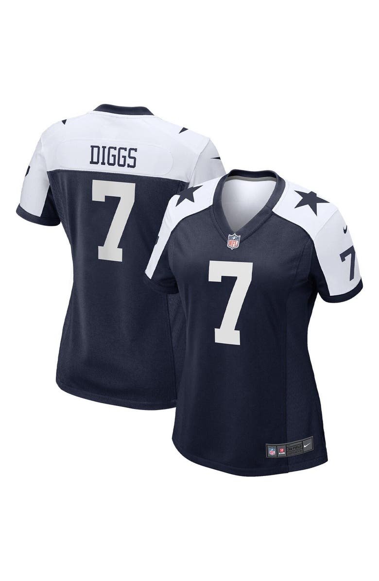 Nike Women's Nike Trevon Diggs Navy Dallas Cowboys Alternate Game Jersey, Main, color, 