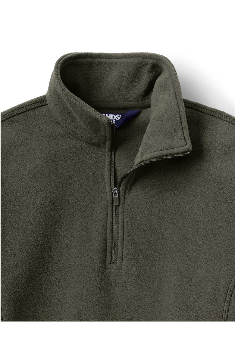 Lands' End Anyweather Fleece Quarter Zip Pullover, Alternate, color, Forest Moss