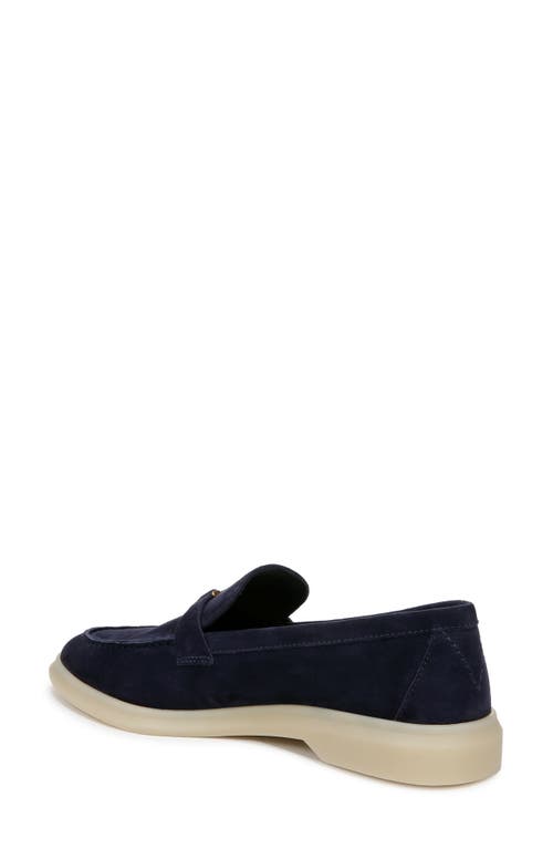 Veronica Beard Ailey Suede Medallion Slip-on Loafers In Eclipse