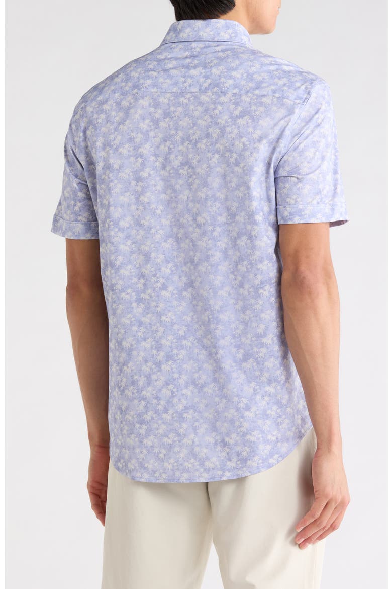 Short Sleeve Woven Shirt, Alternate, color, LILAC