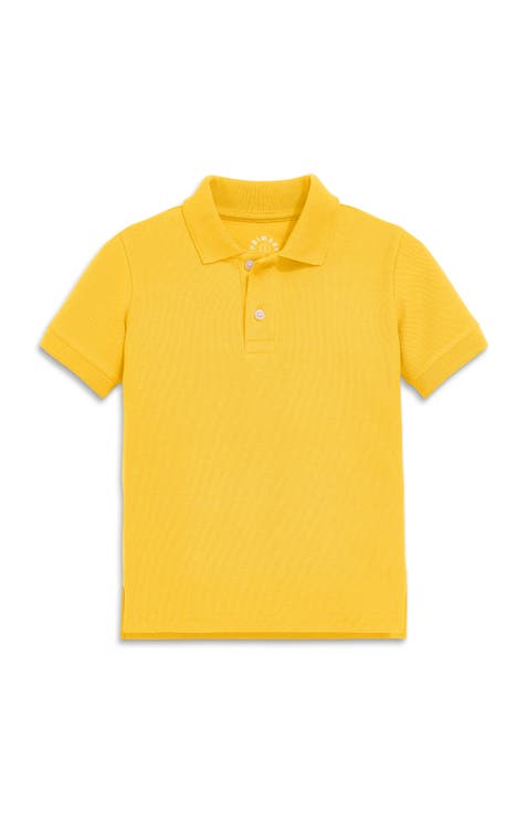 Kids Short Sleeve Pique Polo (Toddler, Little Kid, & Big Kid)