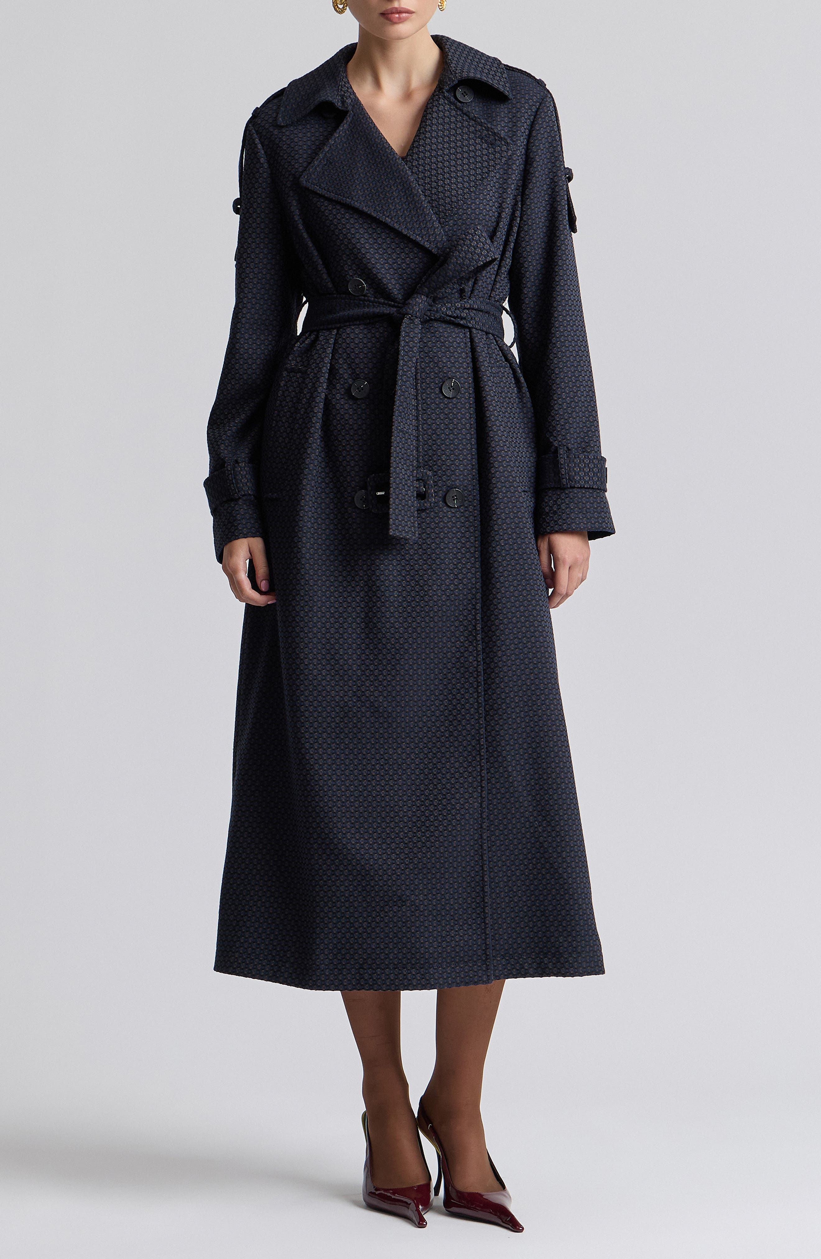selected NAVY JACQUARD