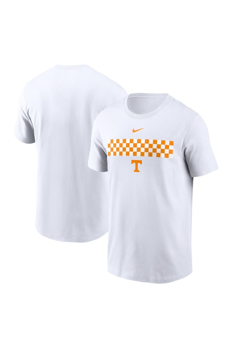 Men's Nike White Tennessee Volunteers Campus Pattern T-Shirt, Main, color, White