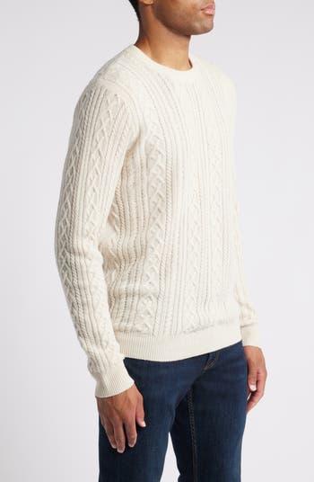 Crescent Ridge Cable Stitch Sweater