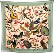 Muzaluci Scarf Aqua Butterfly